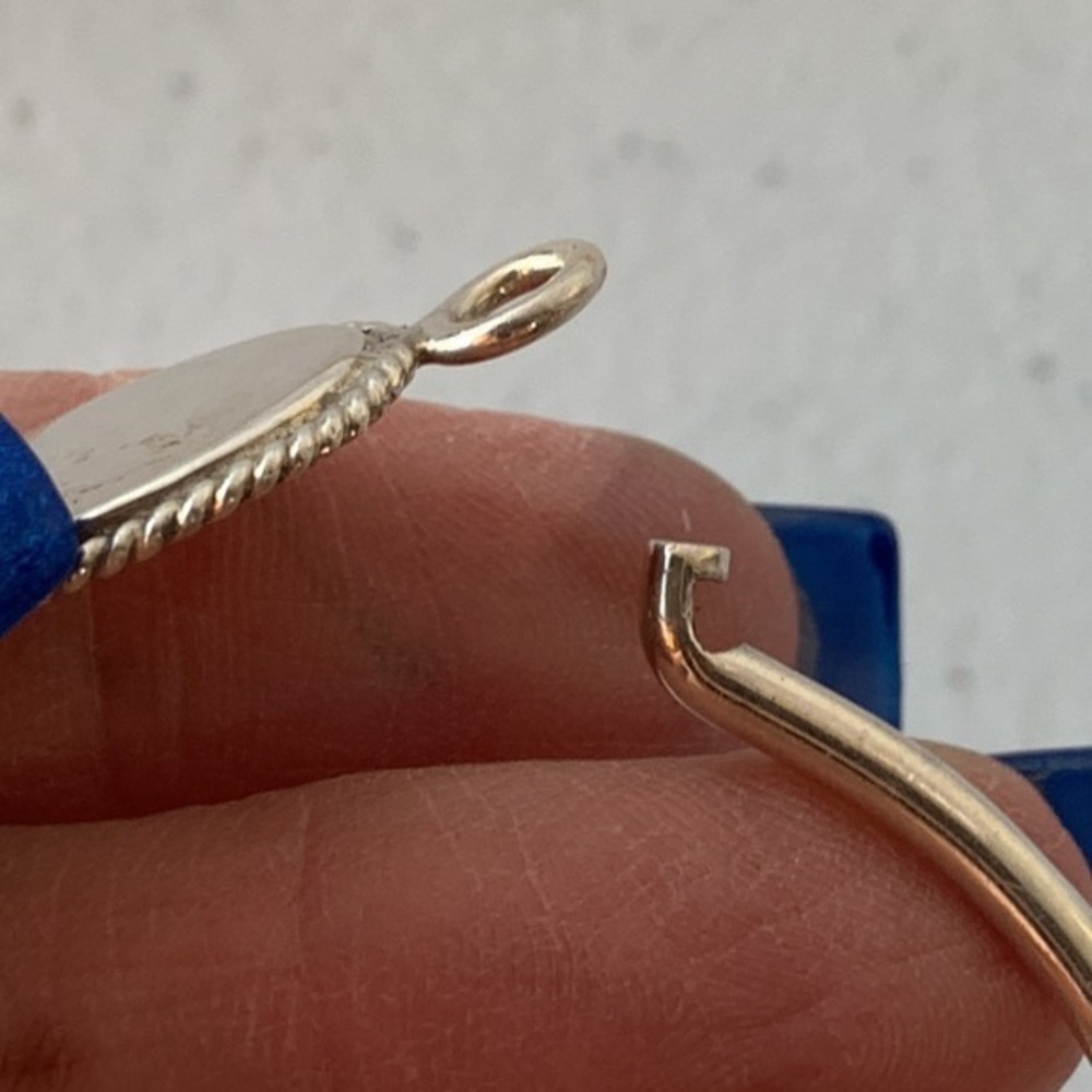 Solid Sterling Silver Id Personalization Ready Pr… - image 8